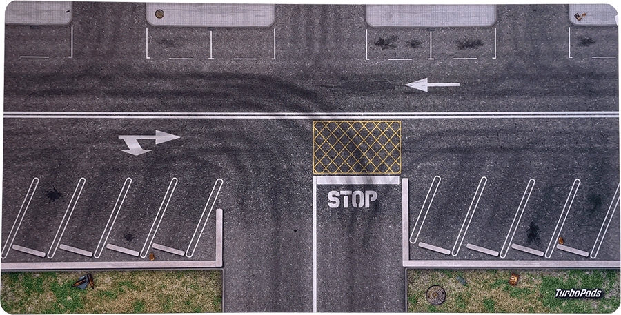 TurboPads: Detroit Parkplatz TurboPad 70x35cm mat mouse pad | 1:64