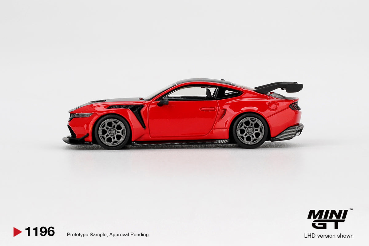 Mini GT #1196 - Ford Mustang GTD, Race Red | 1:64
