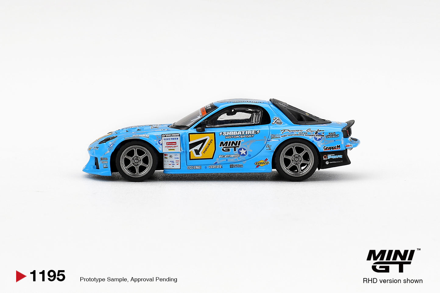 Mini GT #1195 - Mazda RX-7 RE-Amemiya 2025 D1GP | 1:64