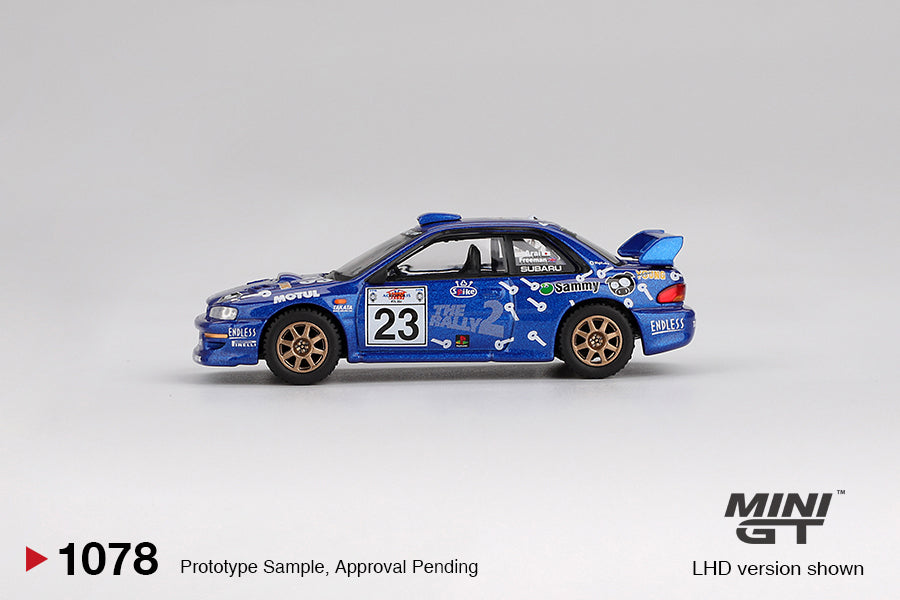 Mini GT #1078 - Subaru Impreza WRC 99 #23 2000 Acropolis Rally | 1:64