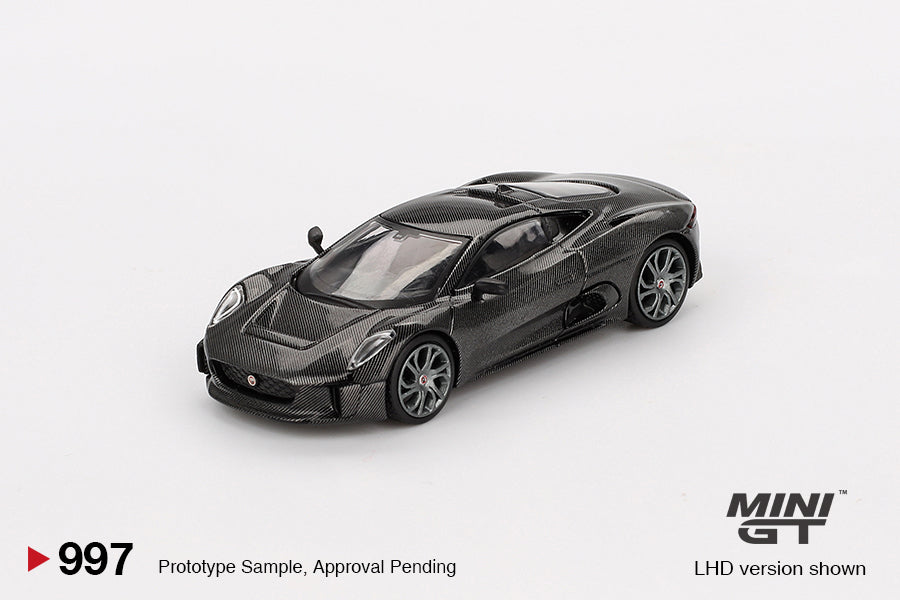 Mini GT #997 - Jaguar C-X75 Test Car, schwarz | 1:64