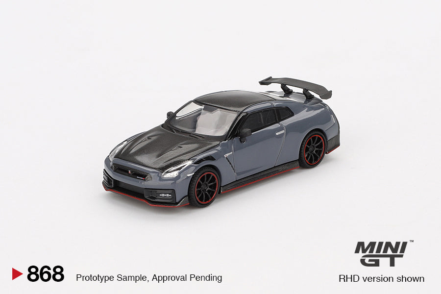 Mini GT #868 - Nissan GT-R (R35) Nismo, grau | 1:64