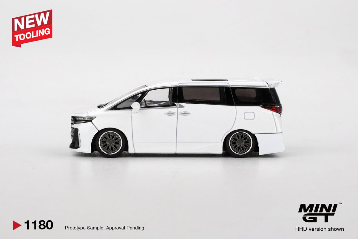 Mini GT #1180 - Toyota Vellfire 40 KUHL, White| 1:64