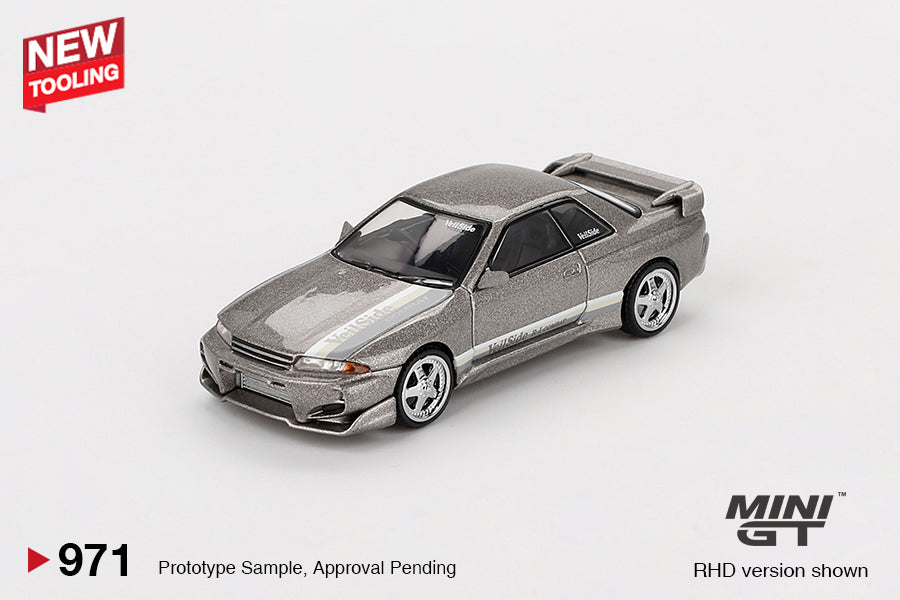 Mini GT #971 - Nissan GT-R (R32) Veilside Combat C-I Combat, grau | 1:64