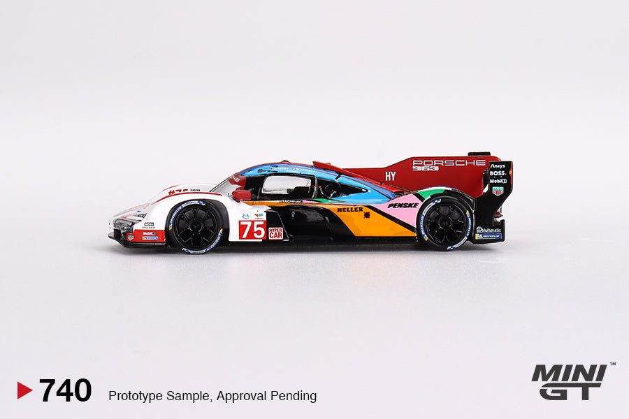 Mini GT #740 - Porsche 963 #75 Porsche Penske Motorsport 2023 24 Hrs of Le Mans | 1:64