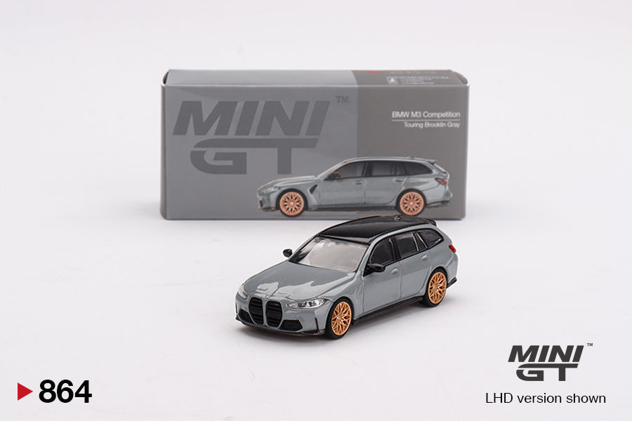Mini GT #864 - BMW M3 Touring (G81) Competition, grau | 1:64