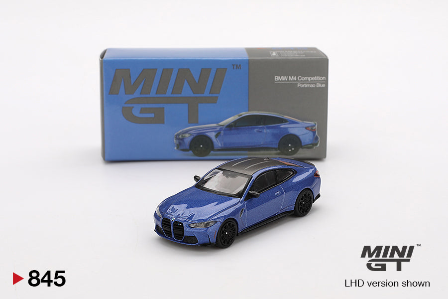 Mini GT #845 - BMW M4 (G82) Competition, blau | 1:64