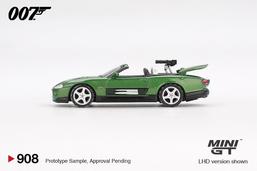 Mini GT #908-007E - Jaguar XKR *Die Another Day* English Blister | 1:64