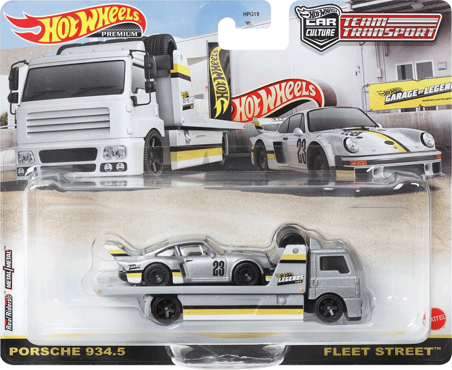Hot Wheels Legends Tour Team Transport Porsche 934.5 und Fleet Street | 1:64