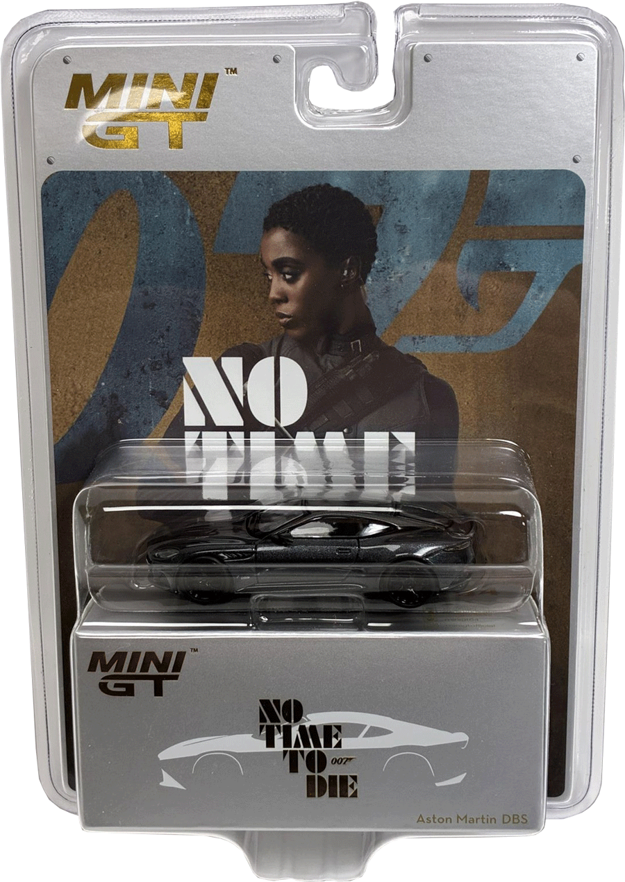 Mini GT #904-007E - Aston Martin DBS 007 No Time To Die English Blister | 1:64