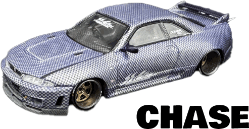Kaido House - Mini GT: Nissan Skyline GT-R (R33) Active Carbon R V2, midnight purple (KHMG163) inkl. CHANCE auf CHASE | 1:64