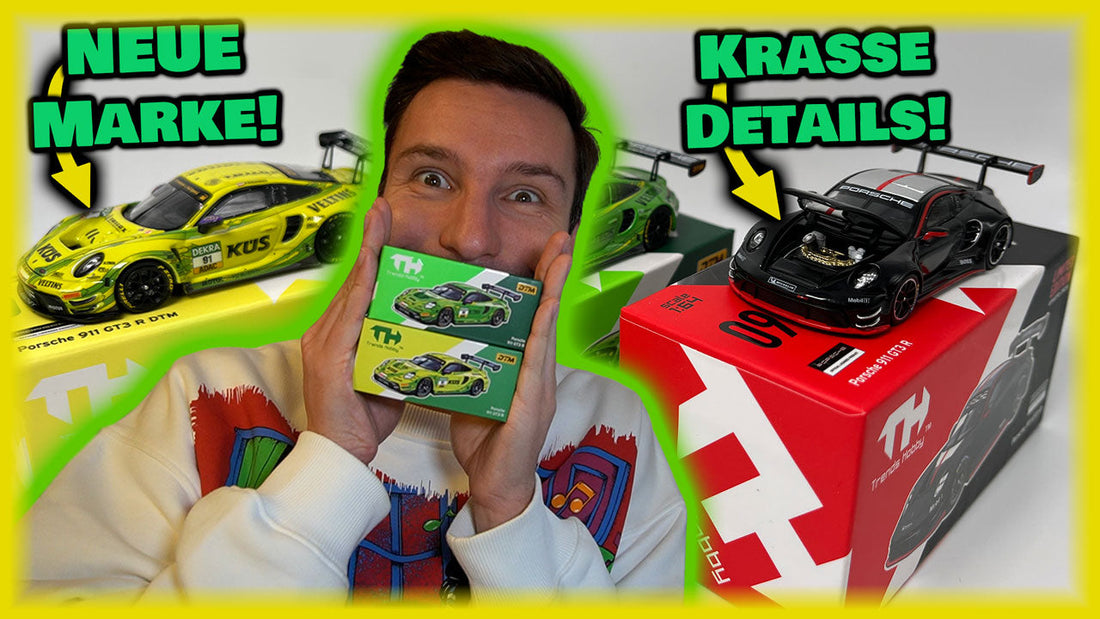 Trends Hobby Grello & Greeno im Detail: Porsche 911 GT3 R in 1:64