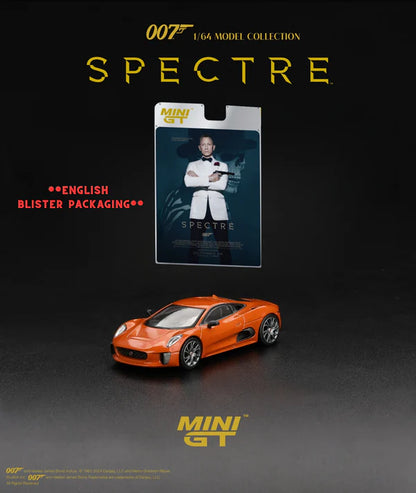 Mini GT #903-007E - 2015 Jaguar C-X75 Spectre orange English Blister | 1:64