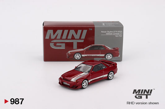 Mini GT #987 - Nissan Skyline GT-R (R32) Veilside Combat C-I, rot | 1:64