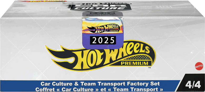 Hot Wheels Factory Set 2025 4/4 inkl. Hot Wheels Honda Civic & Nissan Skyline R-34 CHASE! | 1:64