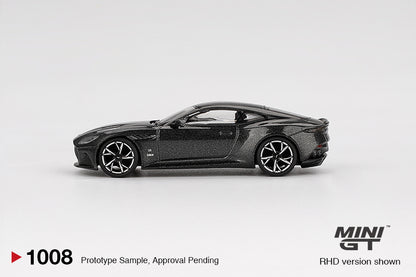 Mini GT #1008 - Aston Martin DBS 007 Edition, schwarz | 1:64