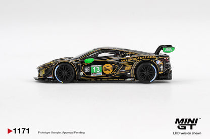 Mini GT #1171 - Chevrolet Corvette Z06 GT3.R #13 AWA 2025 IMSA Daytona 24 Hrs | 1:64