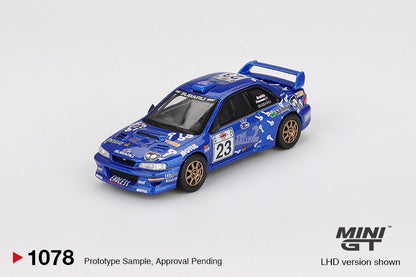 Mini GT #1078 - Subaru Impreza WRC 99 #23 2000 Acropolis Rally | 1:64