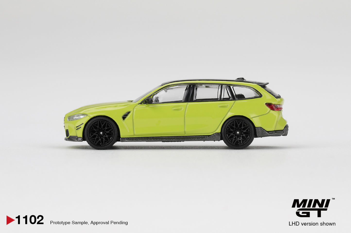 Mini GT #1102 - BMW M3 M Performance Touring, Sao Paulo Yellow | 1:64