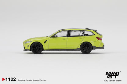 Mini GT #1102 - BMW M3 M Performance Touring, Sao Paulo Yellow | 1:64