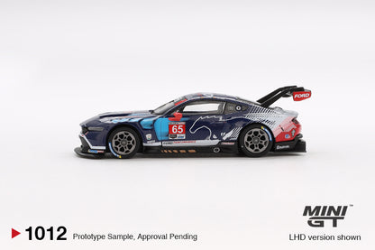 Mini GT #1012 - Ford Mustang GT3 #65 Ford Multimatic Motorsports 2024 IMSA Daytona 24 Hrs | 1:64