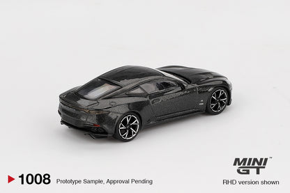 Mini GT #1008 - Aston Martin DBS 007 Edition, schwarz | 1:64