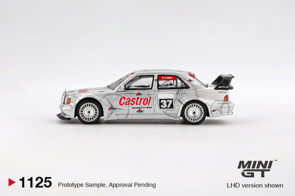 Mini GT #1125 - Mercedes-Benz 190E 2.5-16 Evolution II #37 1995 SE Asia Touring Car Championship | 1:64