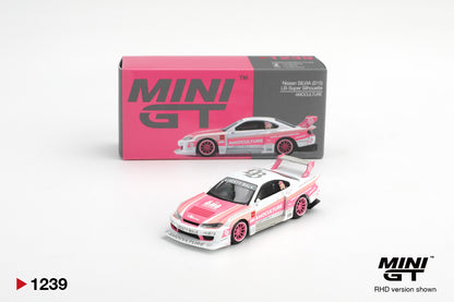 Mini GT #1239 - Nissan SILVIA (S15) LB-Super Silhouette AMOCULTURE | 1:64