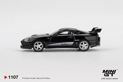 Mini GT #1107 - Toyota Supra VeilSide Combat V-II, Black | 1:64