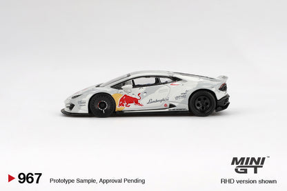 Mini GT #967 - Lamborghini Huracan LB-Works Ver.2 Mad Mike Nimbul, silver | 1:64