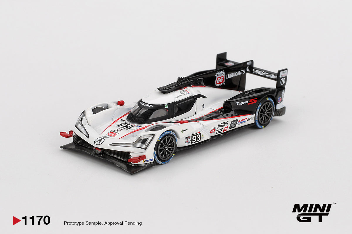 Mini GT #1170 - Acura ARX-06 GTP #93 Acura Meyer Shank Racing 2025 IMSA Daytona 24 Hrs | 1:64