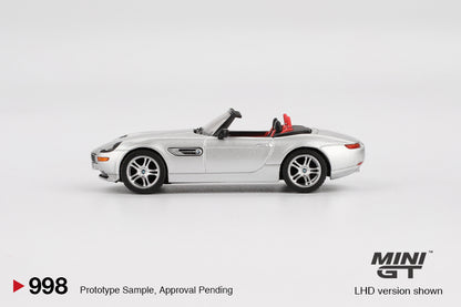 Mini GT #998 - BMW Z8, titan-silber | 1:64