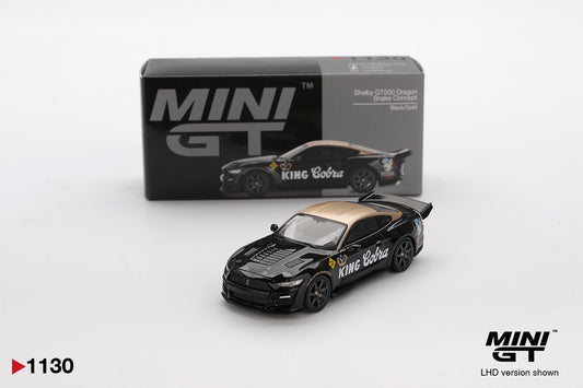 Mini GT #1130 - Shelby GT500 Dragon Snake Concept Black/Gold | 1:64