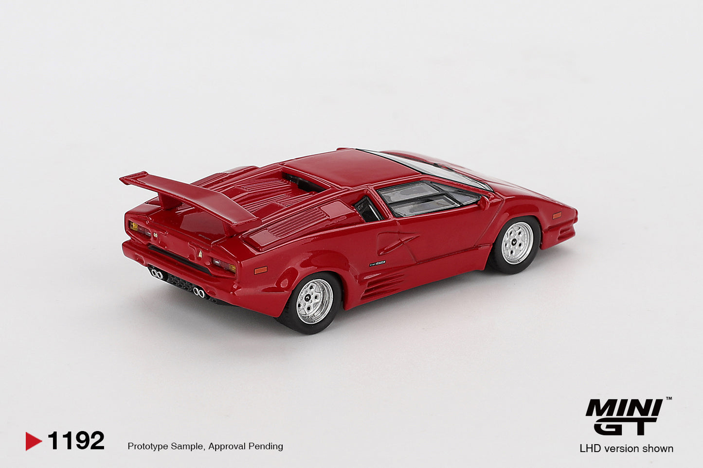 Mini GT #1192 - Lamborghini Countach 25th Anniversary, Red | 1:64