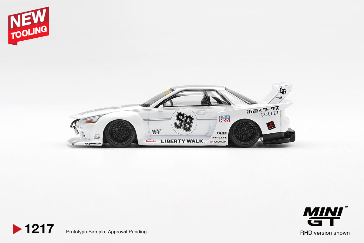 Mini GT #1217 - Nissan Skyline GT-R (R32) Kaido Works TAS 2025 | 1:64