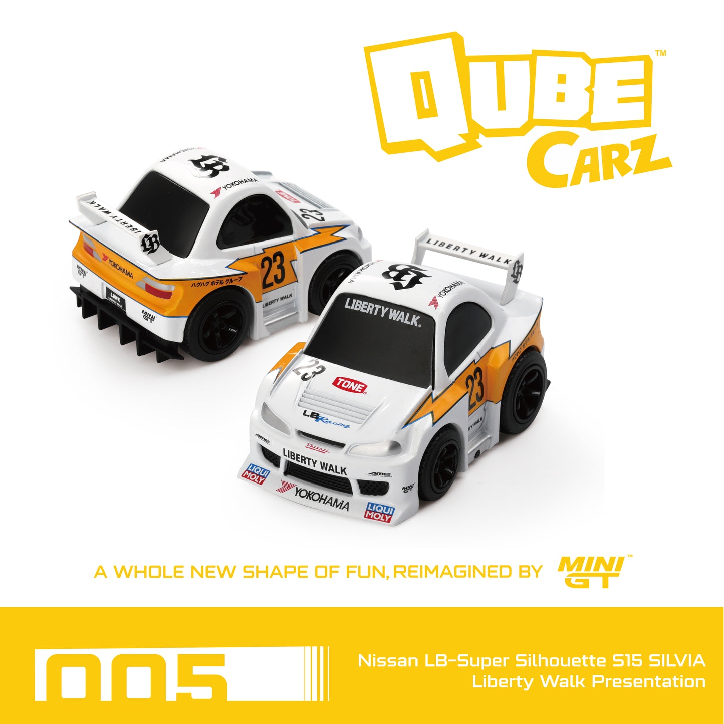 Mini GT - QubeCarz Sealed Case of 6 Cars inkl. CHANCE auf CHASE! | 1:64