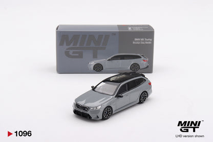 Mini GT #1096 - BMW M5 Touring, Brooklyn Grey Metallic | 1:64