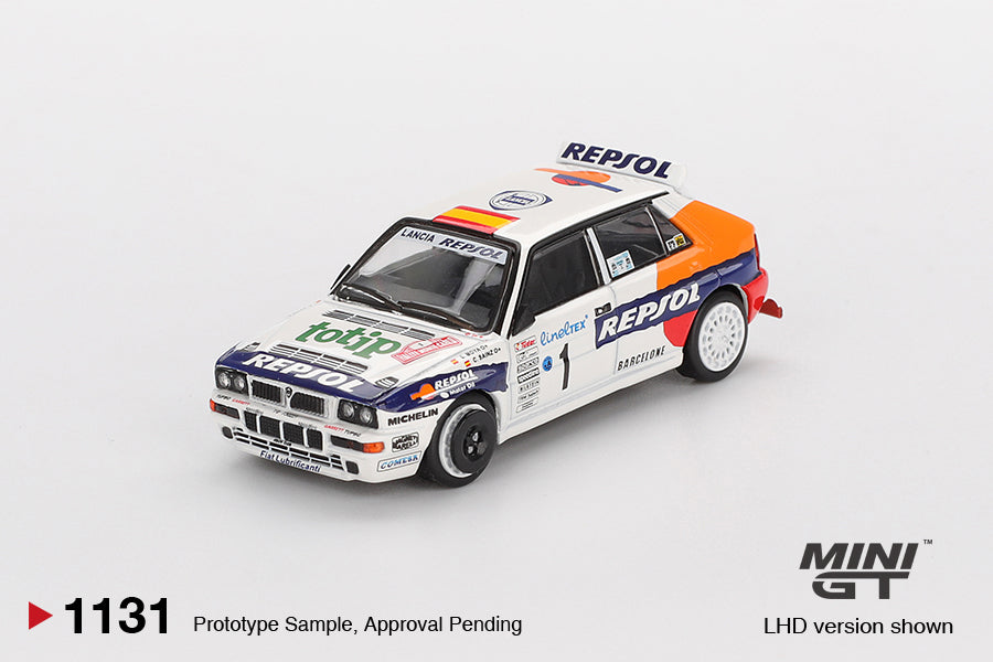 Mini GT #1131 - Lancia Delta HF Integrale Evoluzione #1 1993 Rallye Monte-Carlo | 1:64