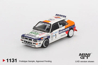 Mini GT #1131 - Lancia Delta HF Integrale Evoluzione #1 1993 Rallye Monte-Carlo | 1:64