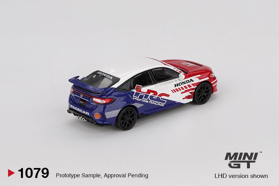 Mini GT #1079 - Honda Civic TYPE R 2024 Pace Car HRC | 1:64