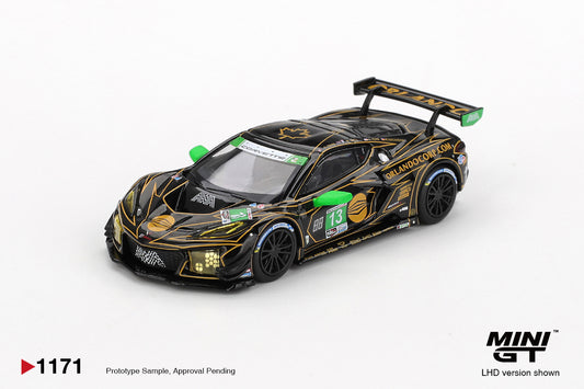 Mini GT #1171 - Chevrolet Corvette Z06 GT3.R #13 AWA 2025 IMSA Daytona 24 Hrs | 1:64