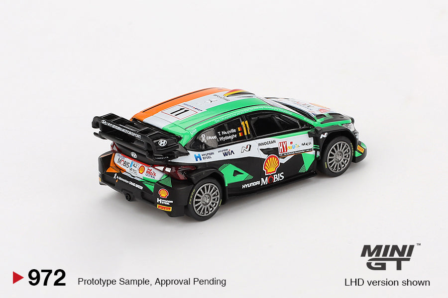 Mini GT #972 - Hyundai i20 N Rally1 #11 2023 Rally Croatia Power Stage Winner | 1:64