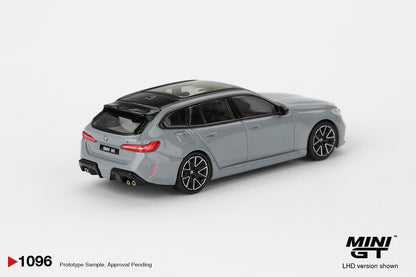 Mini GT #1096 - BMW M5 Touring, Brooklyn Grey Metallic | 1:64
