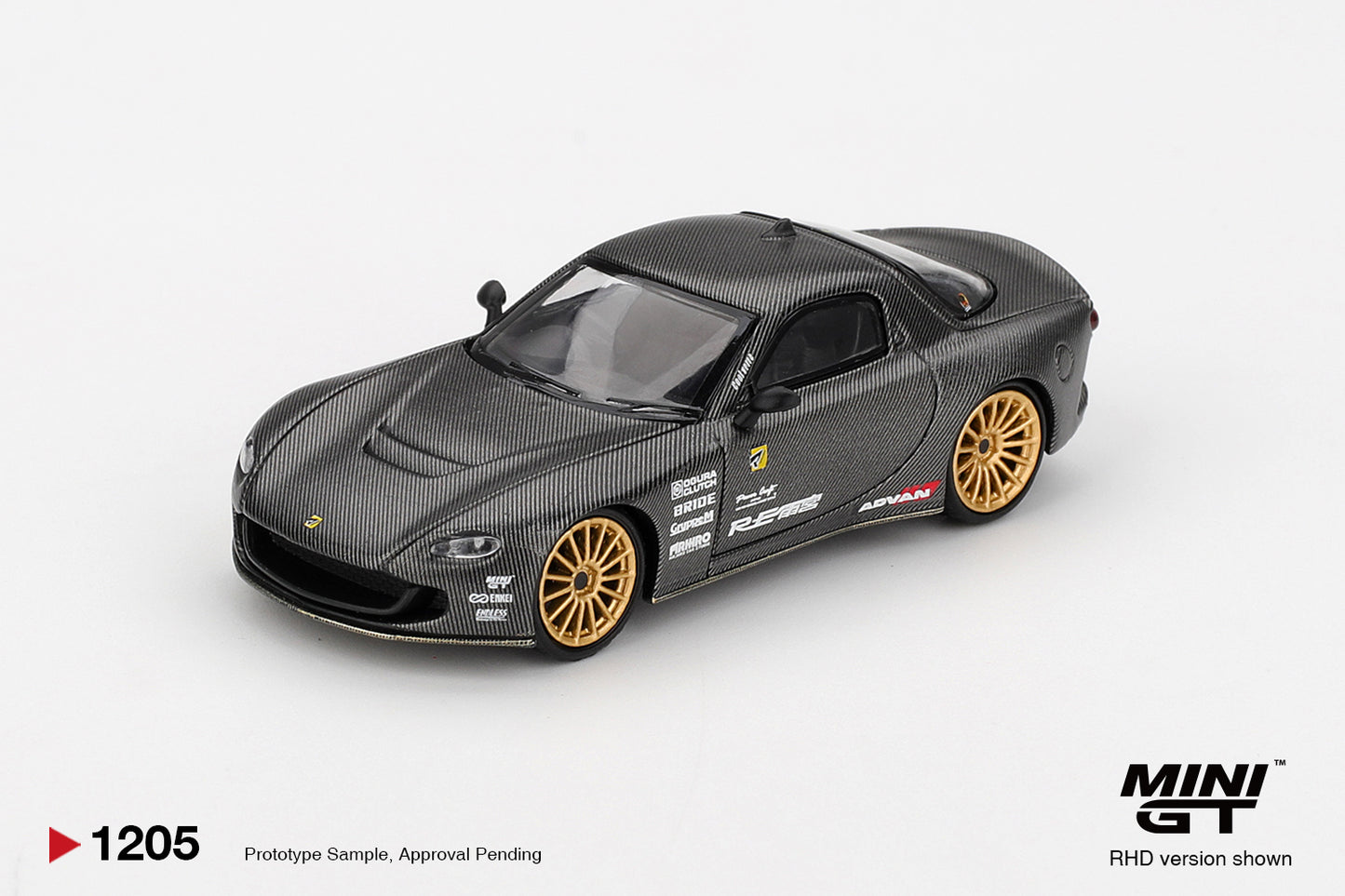 Mini GT #1205 - Mazda RX-7 RE-Amemiya Matsukiyo KOKU 3 Rotor NA-7 TAS 2025 Best Tuned Car Award | 1:64