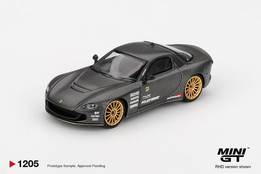 Mini GT #1205 - Mazda RX-7 RE-Amemiya Matsukiyo KOKU 3 Rotor NA-7 TAS 2025 Best Tuned Car Award | 1:64