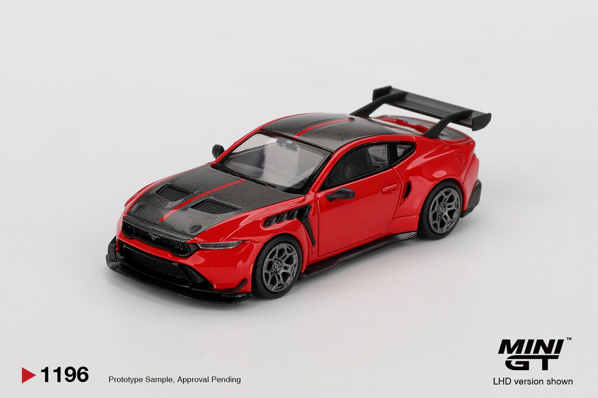 Mini GT #1196 - Ford Mustang GTD, Race Red | 1:64