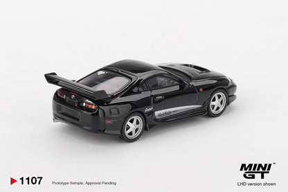 Mini GT #1107 - Toyota Supra VeilSide Combat V-II, Black | 1:64