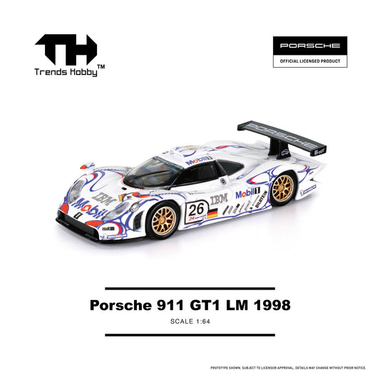 Trends Hobby - Porsche 911 GT1 LM 1998 "Le Mans 24 Hrs. Endurance Race Champion" | 1:64