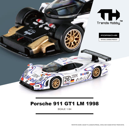 Trends Hobby - Porsche 911 GT1 LM 1998 "Le Mans 24 Hrs. Endurance Race Champion" | 1:64