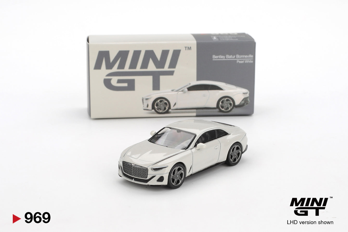 Mini GT #969 - Bentley Batur, Bonneville Pearl | 1:64